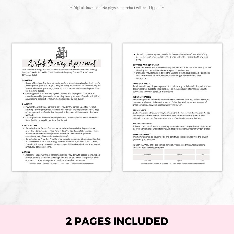 Airbnb Cleaning Contract Template Printable Cleaning Contract Template Airbnb Cleaning Contract Template Printable Cleaning Contract Template