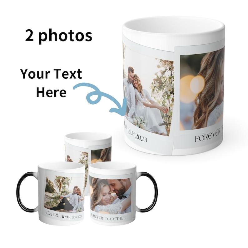 Custom Color Changing Mug Personalized Photo Mug Magic Color Change Mug