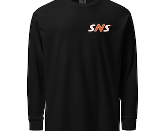 Garment-dyed heavyweight long-sleeve shirt