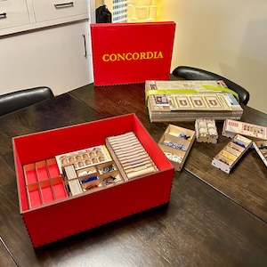 Storage Crate Compatible with Concordia Board Game  digital cut files