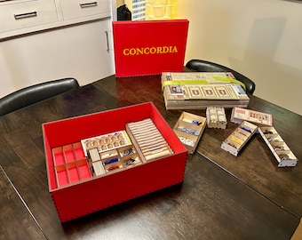 Storage Crate Compatible with Concordia Board Game  digital cut files