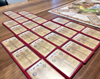 Card Organizer compatible with The Red Cathedral Board Game Cathedral (digital cut file only)