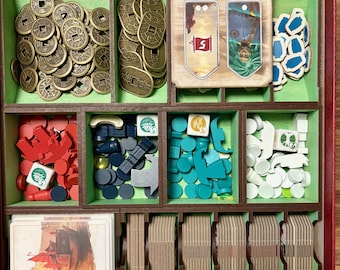 Insert Organizer Compatible with River of Gold Board Game  (digital cut file only)
