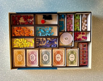 Insert/Organizer Compatible with Iberian Gauge Board Game  digital cut files