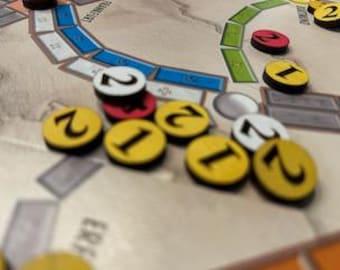 Wooden Merchandise Tokens Compatible with Ticket To Ride Märklin  (digital cut file)
