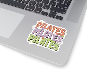Pilates Aufkleber, Groovy Pilates Lover Geschenk