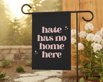 Hate Has No Home Here House Flag, Liberal Yard Flag, Subtle Anti Trump, Progressive Flags, Resistance