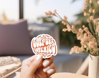 Gulf of Mexico Sticker, Subtle Anti Trump Gifts