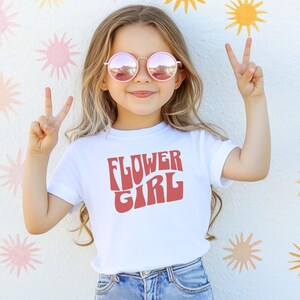 In My Flower Girl Era Proposal Shirt, Flower Girl Toddler Tee, Bridal Party Shirt for Kids, Wedding Souvenir Gift
