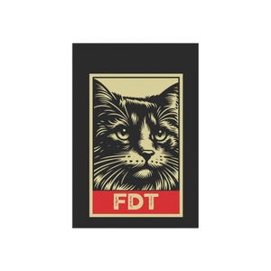 Subtle Anti Trump Flag, FDT, Anti-MAGA, Kamala Gift, Floral Flower Garden Lawn Sign, Resistance, Trump Fascism, Liberal Activist, Leftist image 6