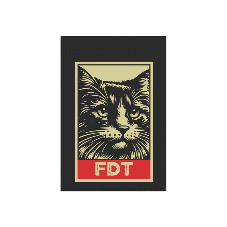 Subtle Anti Trump Flag, FDT, Anti-MAGA, Kamala Gift, Floral Flower Garden Lawn Sign, Resistance, Trump Fascism, Liberal Activist, Leftist image 6