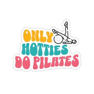 Autocolante Apenas Gatas fazem Pilates