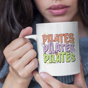 Pilates Coffee Mug, Only Hotties Do Pilates Coffee Mug / Perfect for pilates instructors, pilates lovers, Great as a gift