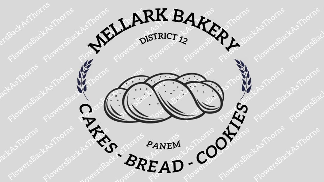 Mellark Bakery THG the Hunger Games SVG Suzanne Collins Peeta Mellark
