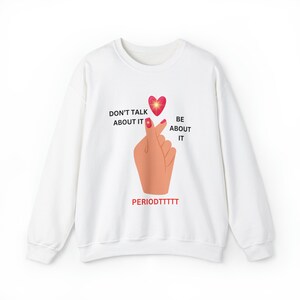 Personalisierte Don&#39;t Talk About It unisex schwere Mischung Crewneck Sweatshirt