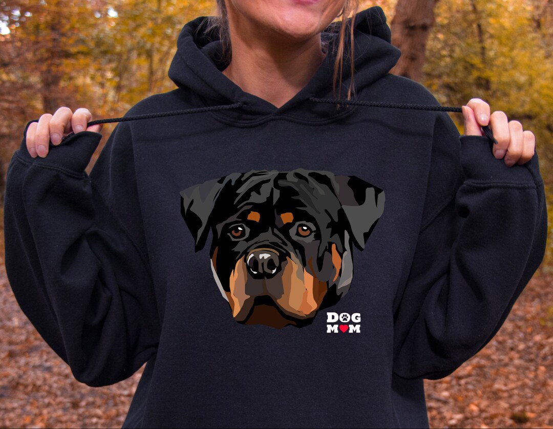 ROTTWEILER BLACK DOGS SWEATER スウェット Vintage Rottweiler Sweatshirt Women XS Black Dog Pet 90s