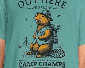 Camiseta de aventura Camping Beaver