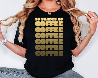 50 Shades of Coffee Unisex Softstyle T-Shirt