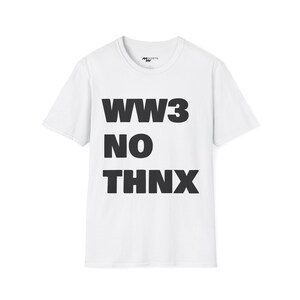 BOLD STATEMENT Unisex T-Shirt, Anti-War Tee, Graphic Tee, Peace Activist Shirt, Statement Shirt, Protest Tee
