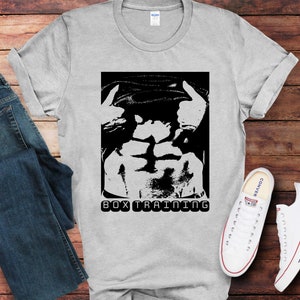 Box Training Ripped Abs Tee - Peekaboo Fitness Design - T-shirt per appassionati di palestra - Regalo per pugili e amanti del fitness