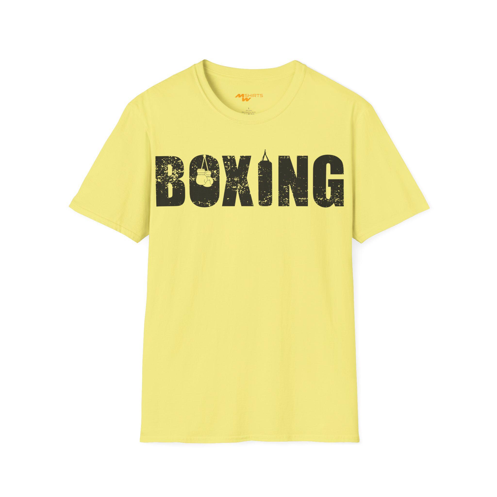 ★GENERAL IDEA★ UNISEX Pigment Boxing Short Sleeve T-shirt Other Boxing Pigment Short Sleeve T Shirt (3color) - ASCLO