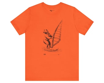 Vintage 80s Windsurf Graphic Tee: Duartee Cotton Surf T-shirt - Etsy