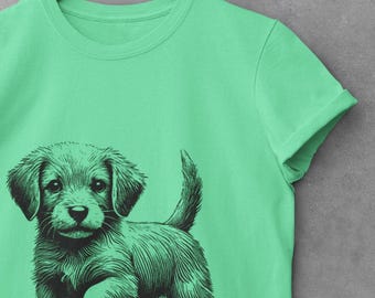 Puppy Dog with Soccer Ball T-Shirt