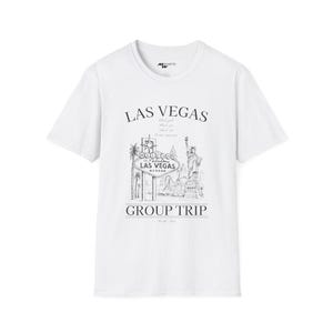 Camiseta de viaje en grupo a Las Vegas, camiseta de viaje informal, camiseta de recuerdo de vacaciones, regalo para viajeros, ropa de viaje divertida