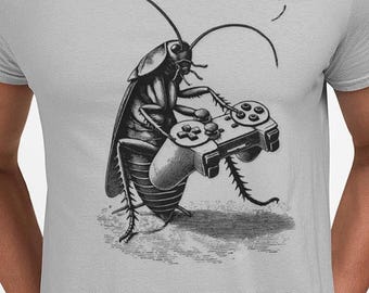 Funny Gamer Cockroach T-Shirt – "GG'S" Good Games