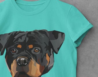 Ich liebe mein Rottweiler T-Shirt | Rottweiler Hund Grafik T-Shirt