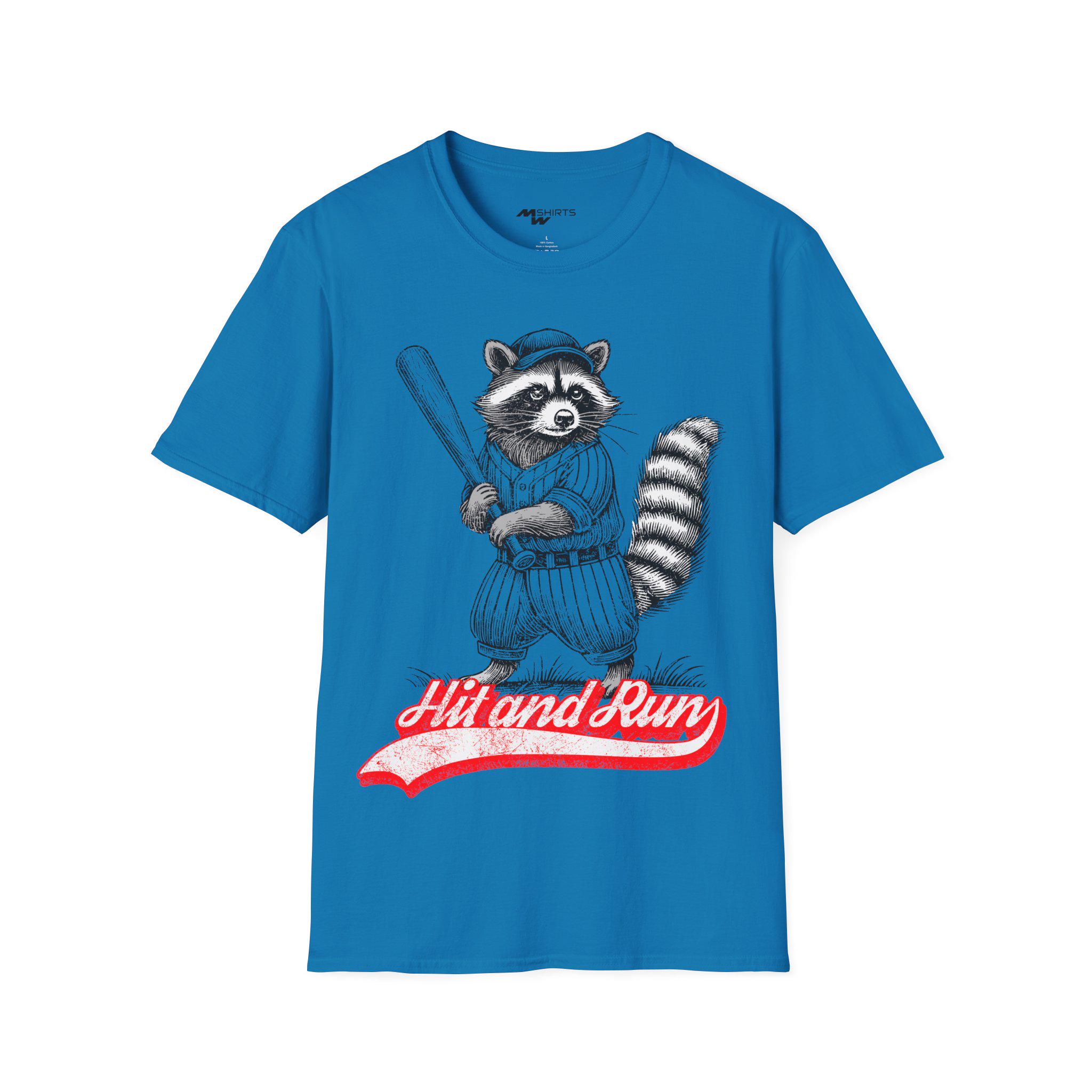 Playful Baseball Raccoon Hit and Run Unisex T-shirt - Etsy Israel