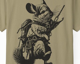 Camiseta de escalador de roca Chinchilla, regalo vintage retro para amantes de la montaña