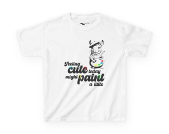 Chinchilla Artist Kids Tee, Art T-Shirt