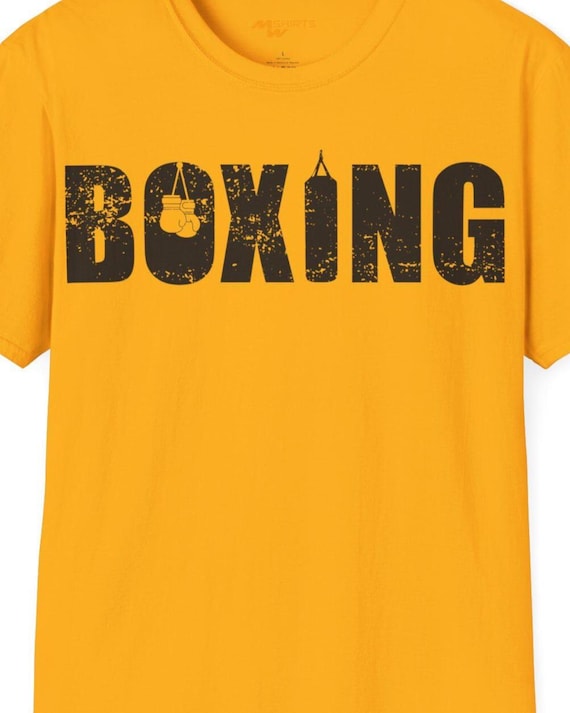 Boxing Glove T-shirt: Punching Bag Graphic Tee - Etsy