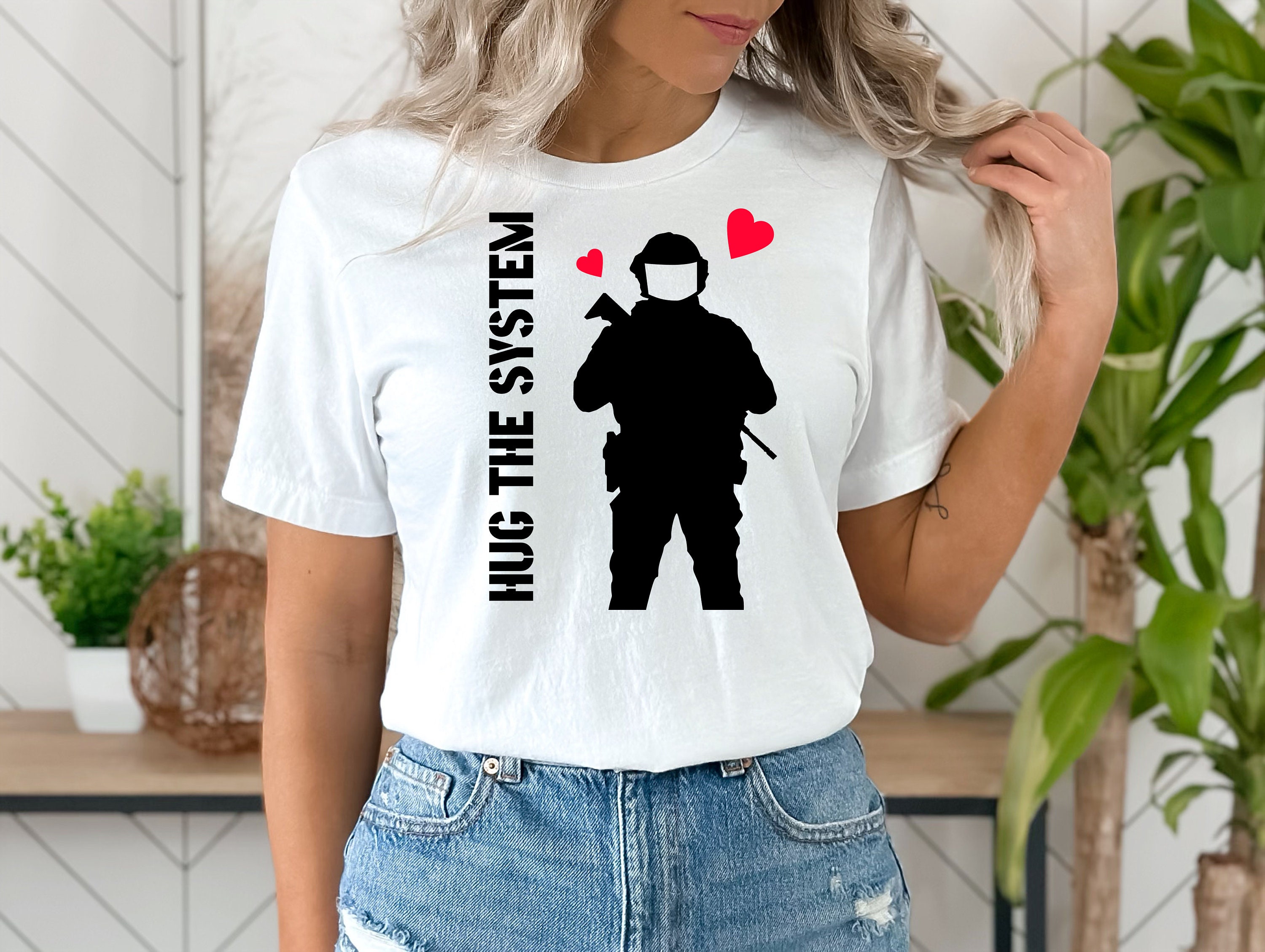 Hug the System Unisex Softstyle T-shirt - Etsy