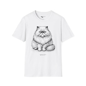 WHAT?/ Grumpy Cat T-Shirt/ Unisex Softstyle T-Shirt