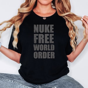 World Peace Collection - Nuke Free World Order/ Unisex Softstyle T-Shirt