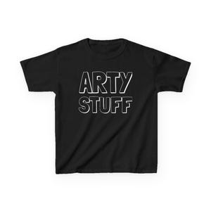 Kids Arty Stuff Tee, Artistic Kids T-Shirt, Gift for Young Creatives, Fun Casual Wear, Birthday Gift for Kids