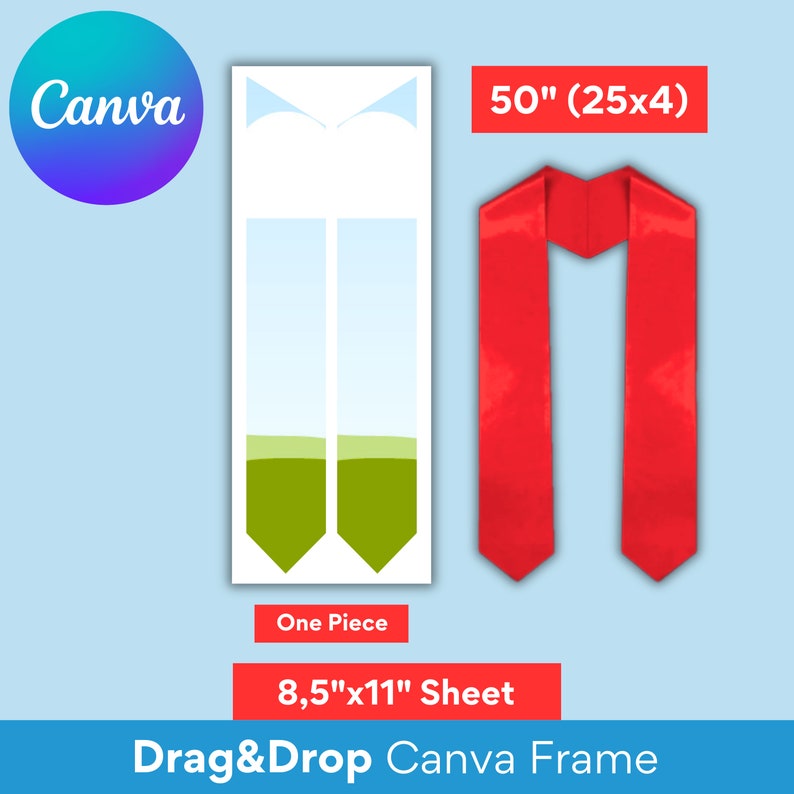 Sash Template.pdf Stole Canva Template 50