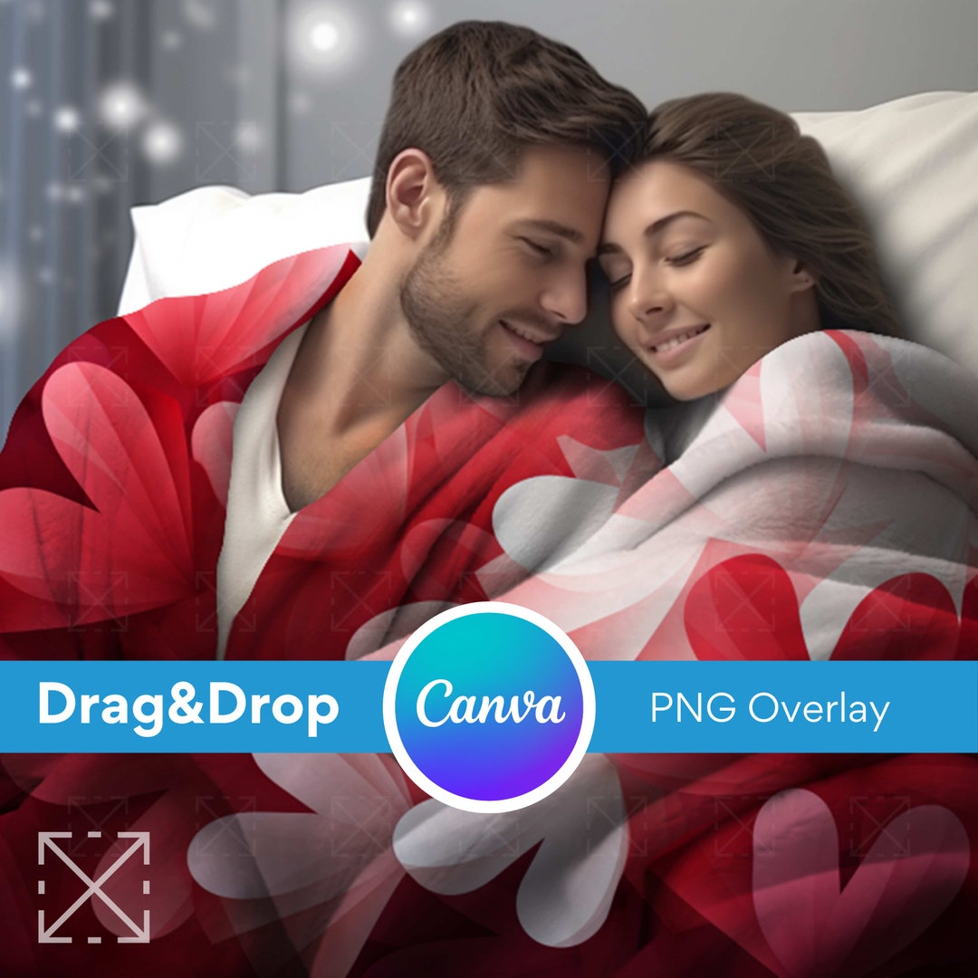 Couple Blanket Mockup, Blanket Mockups, Drag and Drop Mockups, PNG