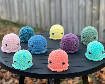 Crochet Octopus Plushie Stuffed Animal Handmade Gift Amigurumi