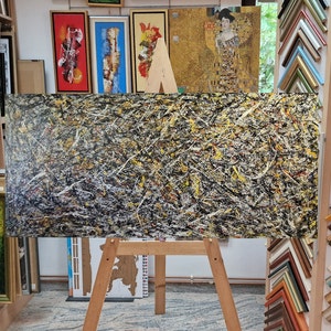 Jackson Pollock – Alchemy - 100 % hand-painted reproduction