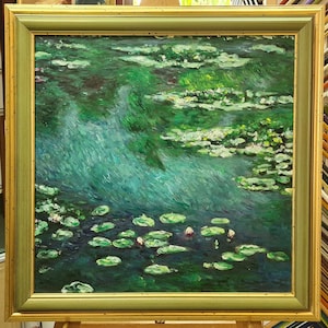 Claude Monet – Water Lilies - 100 % hand-painted reproduction