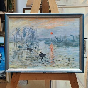 Claude Monet – Impression Sunrise - 100 % hand-painted reproduction
