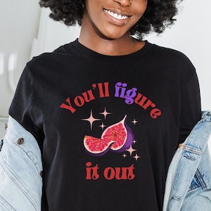 Shirt met vijgen, shirt vijgen, shirt esthetisch fruit, shirt vijgen, grafisch shirt vijgen, Crazy Plant Lady, tijdperk geestelijke gezondheid, therapieshirt