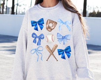 Los Angeles Sweatshirt, Los Angeles Baseball Shirt, Coquette Baseball Shirt, Blue Team Baseball Shirt, Baseball Girlie, Los Angeles Shirt
