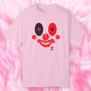 Scary Clown Shirt, Unisex Clown Shirt, Clowncore, Evil Clown Shirt, Clown Costume