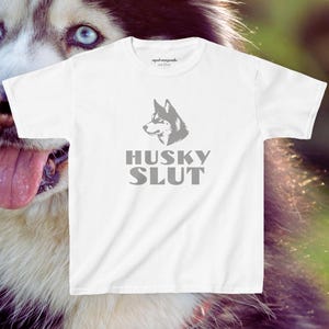 Maglietta Y2K Husky Baby: maglietta per ragazzi in stile anni &#39;90