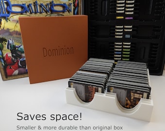 Caja de repuesto Dominion, personaliza los colores de la tapa y la base: para el juego de cartas Dominion original