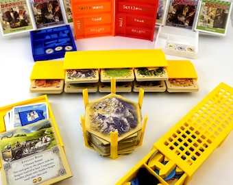 Los Colonos de Catán: Organizador de Ciudades y Caballeros - Colores de Jugador Originales
